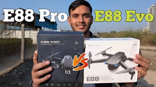 E88 Camera Drone v/s E88 Evo Brushless Camera Drone - Best Camera Drone Under ₹2000