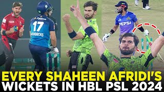 Every Shaheen Shah Afridi's Wickets in HBL PSL 2024 | HBL PSL 9 | M2A1A