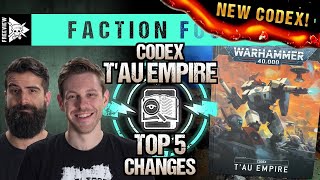 Codex T'au Empire Top 5 Changes | Warhammer 40,000 Faction Focus