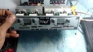 Ampli Swallow Piro MW 88 Makes No Sound.