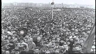 The Red Square and the United States Embassy in Moscow,Soviet Union. HD Stock Footage