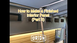 Orion Motors 365 - Interior Finished Panel - First Prototype (Part 3)