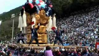 下泉太鼓台　愛媛県新居浜市　山根公園　新居浜太鼓祭り　2010