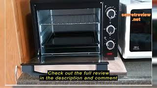 Review PowerPac 25L Electric Oven with 1 sets of baking tray and grill and heating selector (PPT25)