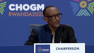 #CHOGM2022: Gabon and Togo are Admitted as New Members of The Commonwealth. Said President Kagame.