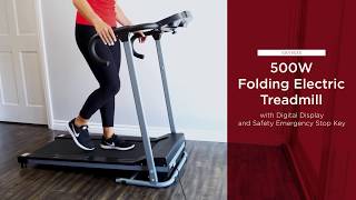 SKY1635 SKY2353 500W Portable Folding Electric Motorized Treadmill Fitness Machine