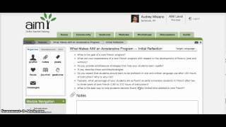 AIM Online Training Module Tutorial