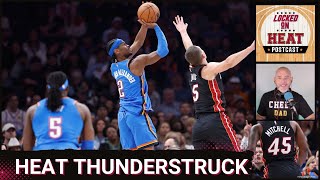 HEAT POSTCAST: SGA Goes OFF as Thunder Clap Back in 4th, Beat Miami Heat 115-101 to Win 7th Straight