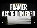 Auto-Collapsing Accordion in @Framer | Viewer's choice