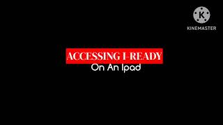 accessing i- ready on an ipad