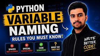 Python Variable Naming Rules Explained 🐍 | Avoid These Beginner Mistakes ❌🔥