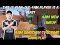 4AM QingChen T1 Scrims gameplay|4AM Pubg|4AM QingChen|Chinese pros|BGMI