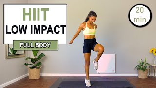 20 min LOW IMPACT Full Body Workout | No Jumping | No Repeat & No Equipment needed