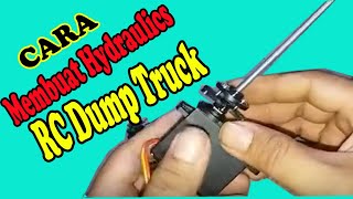 How to Make Hydraulic Linear actuator with Servo MG996r for RC Dump Truck