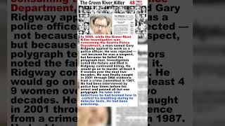 The Green River Killer Applied to Work for the Police Department Investigating Him. #shorts