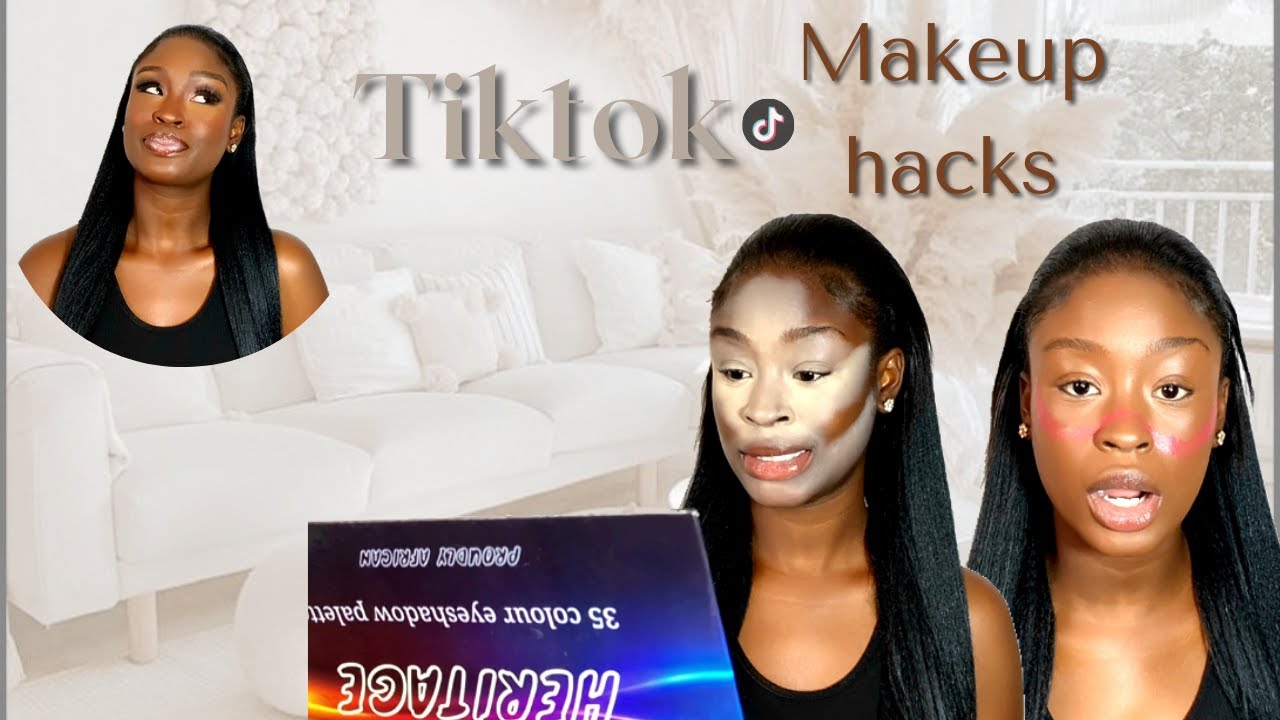 TRYING OUT VIRAL TIKTOK MAKEUP HACKS |2023 - YouTube