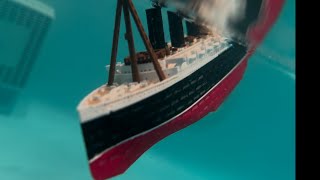 Lusitania Submersible Model Unboxing and Sinking Review