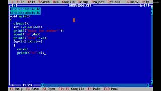 fibonacci series in c | fibonacci series in c using while loop