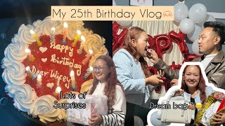 My 25th Birthday Vlog🎁🎂 || Unexpected surprises and gifts ||