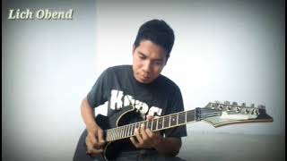 LIMA ,Rhoma irama, cover gitar & lirik lagu ,lich obend