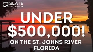 Waterfront home on the St. Johns River Northeast Florida under $500,000 St. Augustine Real Estate