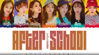 WEEEKLY - 'AFTER SCHOOL' Lyrics [Color Coded_Han_Rom_Eng]