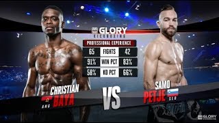 GLORY 49 Rotterdam: Christian Baya vs. Samo Petje - FULL FIGHT