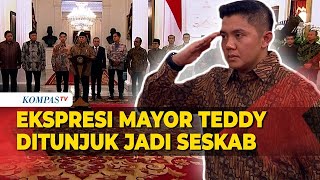 Ekspresi Mayor Teddy saat Ditunjuk Prabowo Jadi Seskab di Kabinet Merah Putih