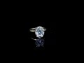 solid yellow gold 3.0ct oval cut moissanite engagement ring by black diamonds new york