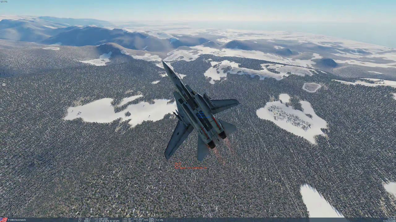 Low Level F-14B Dogfight! - YouTube