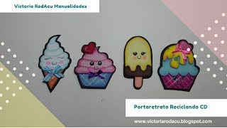 DIY Imanes Kawaii en Foamy Cupcakes Victoria RodAcu #MakeMyCraftChallenge