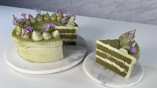 日本宇治抹茶蛋糕｜忌廉蛋糕｜戚風｜MATCHA CHIFFON CREAM CAKE｜LITTLE WORLD CAKERY｜CHEF WORLD