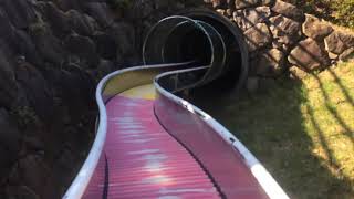 Very long slides in Sanuki Mannou government park 日本四國香川-國營讚岐滿農公園之超長溜滑梯x2