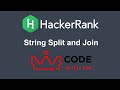 String Split and Join HackerRank Python Solution | CODE WITH NM