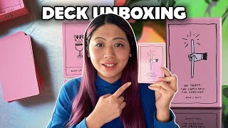 OK Tarot Deck Unboxing \u0026 Flipthrough | Tarot Interview \u0026 Spread | One Card Collective Reading