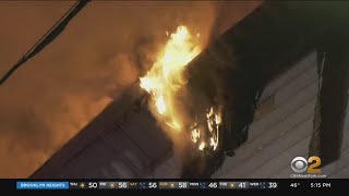 Dozens Displaced By Large Fire In Queens