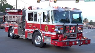 Broomall Fire Company Engine 53 Responding