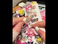 sanrio stickers book sanrio sticker unboxing book cute kuromi aesthetic melody stationery