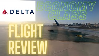 Flight Review | Delta Airlines (Economy) Airbus A321 | Detroit-Las Vegas (DTW-LAS)  | 4K