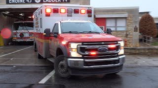 Philadelphia Fire Department Medic 25 Responding