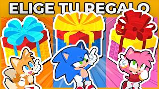 🔵🟨🩷 ELIGE TU REGALO SONIC 🎁💎 Juego de elecciones | 🐵#monoquiz