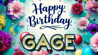 Gage - Happy Birthday to you - Gage's Birthday Song