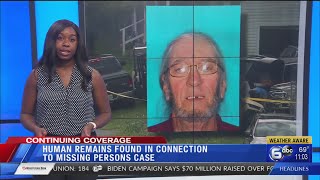 Human remains found in connection to missing persons case