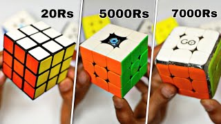 Difference between Most Expensive vs Most Cheapest Cube | 20rs Vs 7000rs Rubik's Cube |