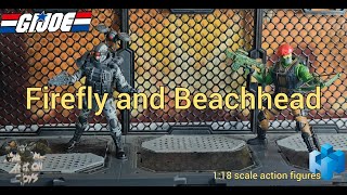 Hiya G.I.Joe Firefly and Beachhead 1:18 scale action figures. Worth the wait?