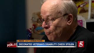 Disability benefits stolen from decorated veteran