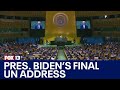 President Biden makes final U.N. address | FOX 13 Seattle