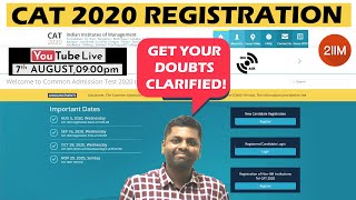 CAT 2020 Registration Process | Form Filling Doubts Clarified | with Bharathwaj , IIT M | 2IIM | 🎧