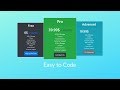 Pricing Tables with Bootstrap 4