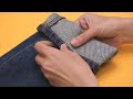 How to hem jeans in 5 minutes while keeping the original hem!
